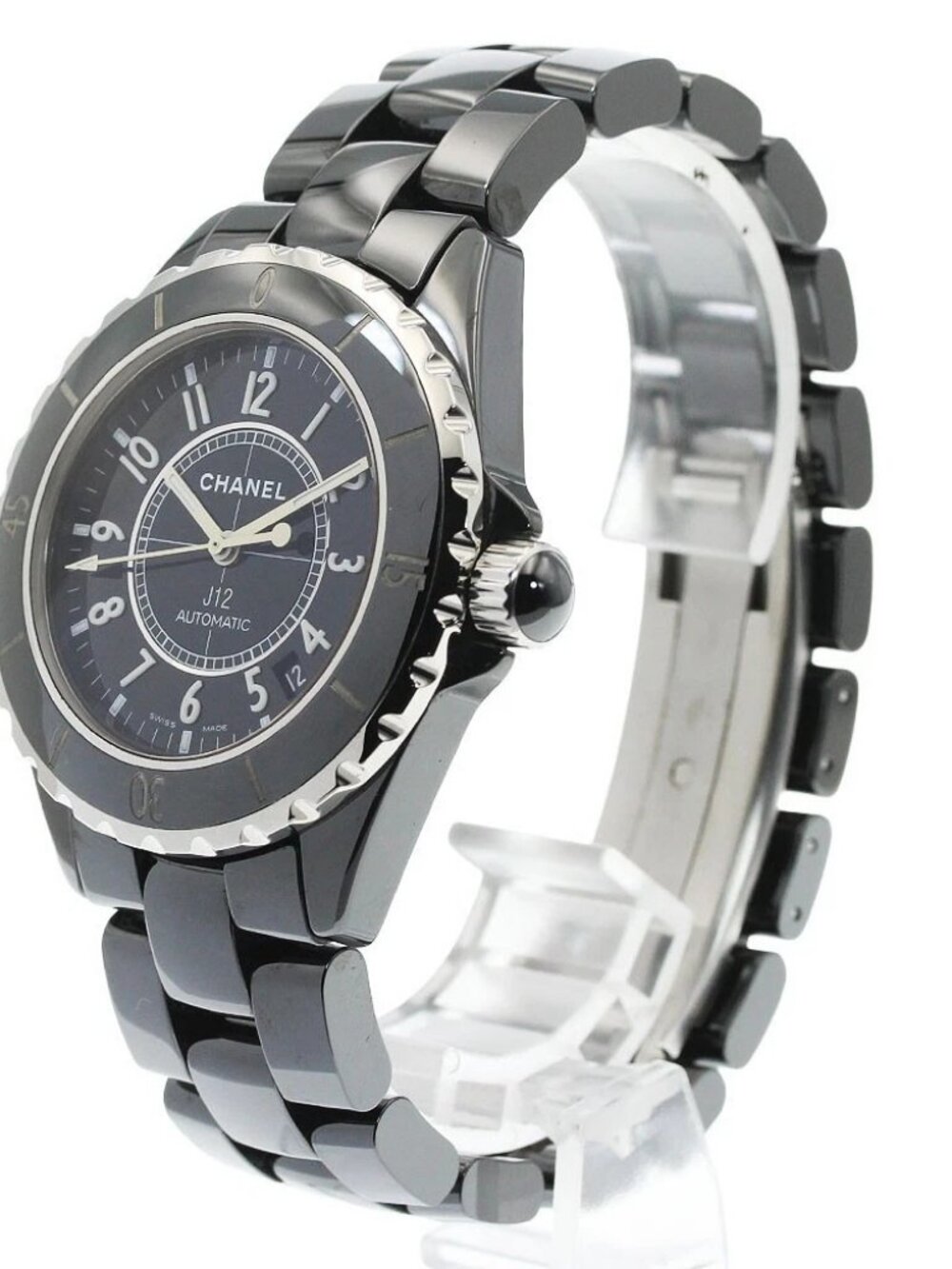 CHANEL J12 H0685 Black Ceramic 38MM Date black Dial Automatic Men's Watch_954727 - Picture 2 of 6